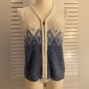 Vintage 1990’s “St. John's Bay” Cardigan Sweater Vest- Size M